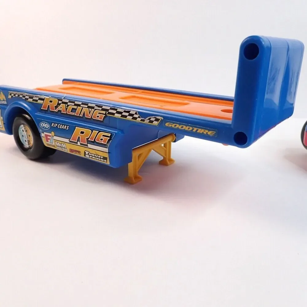Shelcore Light N Chunky Racing Rig Truck & Trailer with Sound Vintage 1998